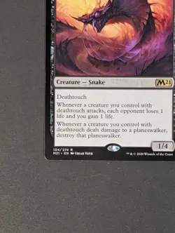 MTG Card - 1x Hooded Blightfang - Core Set 2021 - NM - Magic The Gathering #104 - Image 3