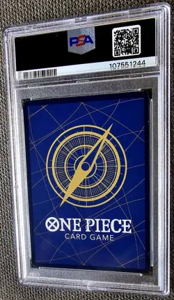 2022 Shanks SEC Parallel Alt Art ONE PIECE Card OP01-120 JP PSA 9 - Image 2
