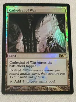 Magic the Gathering Cathedral of War 221 Promo Foil Card - Image 1