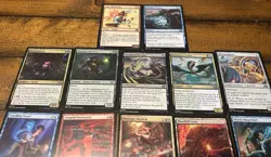 Magic the Gathering Dazzling Theater Borderless, DSK DFT Foil Rare 50+ Cards - Image 4
