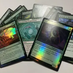 MTG Green Spells Lot 12-15 Enchantments Auras Mix NM No Duplicates - Image 1