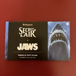 MTG Secret Lair x JAWS: Terror of Amity Island [FOIL] (SEALED) - Image 1