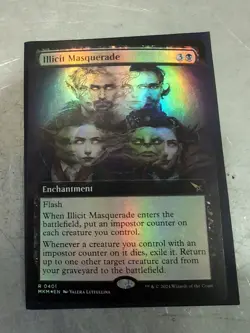 Illicit Masquerade Extended Art Murders at Karlov Manor Foil #401 - Image 1