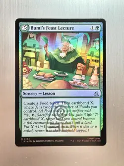 Bumi’s Feast Lecture - 133 - MTG Avatar: The Last Airbender - Uncommon - FOIL - Image 1