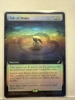 MTG Extended Art FOIL Tale of Momo - Avatar: The Last Airbender Eternal #176 - Image 1