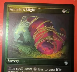 MAGIC, MTG: ANIMIST'S MIGHT, MAT /UNCOMMON 0120/ NM/ FOIL, UNPLAYED - Image 2