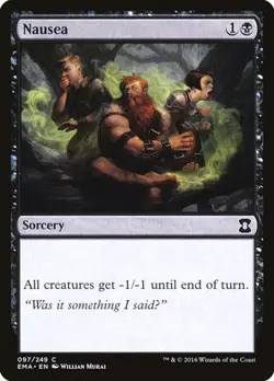 1x Nausea NM Eng MTG - Eternal Masters - Image 1