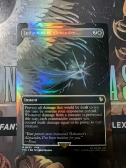 Judgment of Alexander (Borderless) Commander: Final Fantasy NM MTG - Image 1
