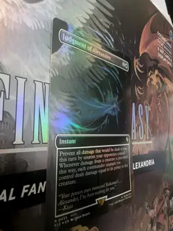 Judgment of Alexander (Borderless) Commander: Final Fantasy NM MTG - Image 2