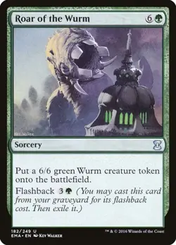 1x Roar of the Wurm NM Eng MTG - Eternal Masters - Image 1