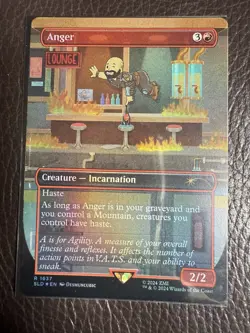 Mtg Secret Lair Fallout- Anger -Foil-NM - Image 1