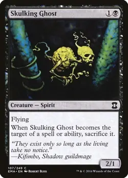 1x Skulking Ghost NM Eng MTG - Eternal Masters - Image 1