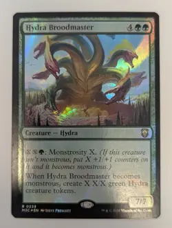 Hydra Broodmaster (Ripple Foil) Commander: Modern Horizons 3 - MTG RARE - Image 1