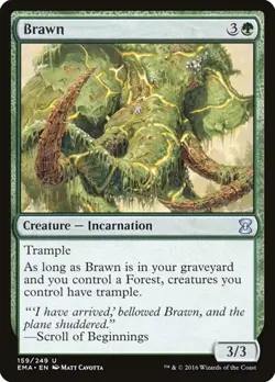 1x Brawn NM Eng MTG - Eternal Masters - Image 1
