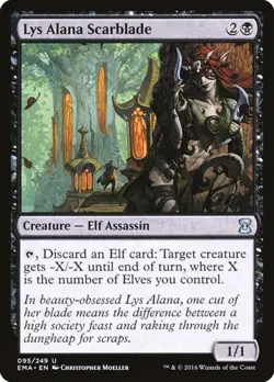 1x Lys Alana Scarblade NM Eng MTG - Eternal Masters - Image 1