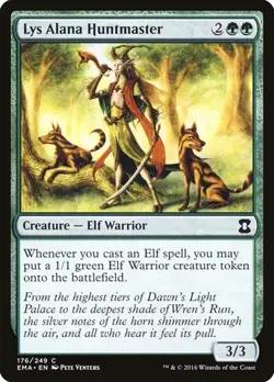 1x Lys Alana Huntmaster NM Eng MTG - Eternal Masters - Image 1