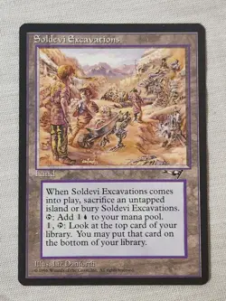 NM Soldevi Excavations Alliances Mtg Magic the Gathering - Image 1