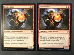 Guttersnipe x2 (pair) - MINT Commander 2019 (C19) MTG Magic the Gathering - Image 1