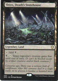 MTG: Dominaria United Commander: Shizo, Death's Storehouse: LP Condition - Image 1