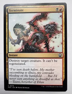 Terminate 0274 Non Foil Common Modern Horizons 3 Magic The Gathering NM - Image 1