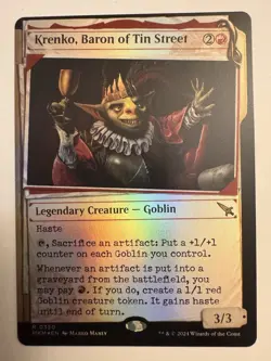 Krenko, Baron of Tin Street Showcase Murders at Karlov Manor Foil Magic MTG MKM - Image 1