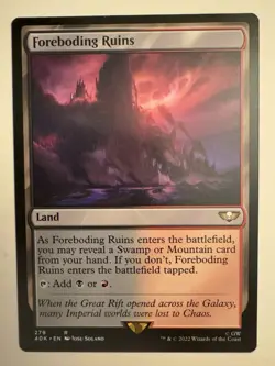 Foreboding Ruins [Universes Beyond: Warhammer 40K] MTG - Image 1