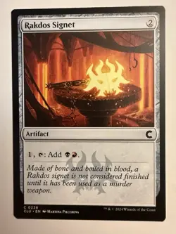 Rakdos Signet #226 (NM) Ravnica Clue CLU Magic MTG - Image 1