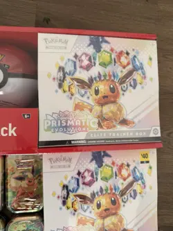 Pokemon TCG Prismatic Evolutions Elite Trainer Box (2), Pokeball + 8 Tins! - Image 2