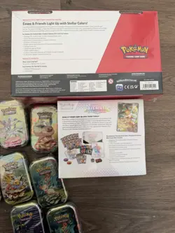 Pokemon TCG Prismatic Evolutions Elite Trainer Box (2), Pokeball + 8 Tins! - Image 5