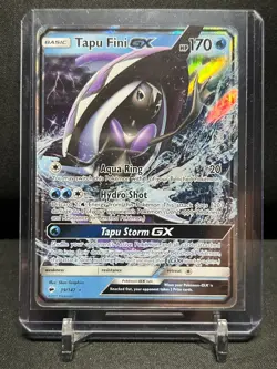 Tapu Fini GX 39/147 Ultra Rare Holo Pokemon 2017 Burning Shadows - NM - Image 1