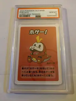 PSA POKEMON 2000 POKEMON OLD MAID FUECOCO SUPER HIGH TENSION GEM MT 10 - Image 1