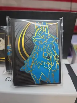 3 Pokemon ETB Sleeves Lot - 2x Mega Evolution Lucario & 1x Gardevoir Sealed - Image 3