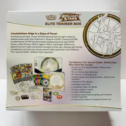 Pokemon Brilliant Stars Elite Trainer Box Sword & Shield ETB Factory Sealed - Image 4