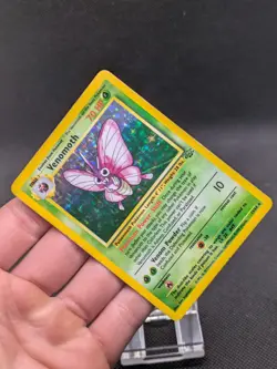 Venomoth 13/64 Jungle Set Holo Rare Pokemon WOTC Played - Image 3