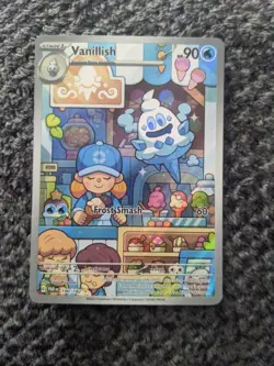 Pokemon TCG Vanillish Paradox Rift 190/182 Holo Illustration Rare - Image 1