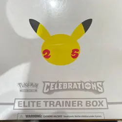 Pokemon TCG Celebrations Elite Trainer Box ETB Factory Sealed - Image 1