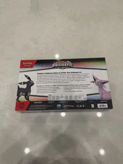 Pokemon TCG Scarlet & Violet Prismatic Evolutions Premium Figure Collection Box - Image 2