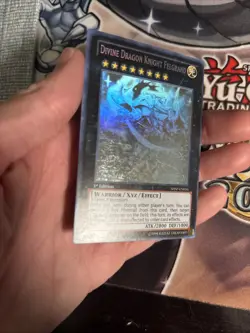(Mc) YuGiOh Divine Dragon Knight Felgrand (Ghost Rare) SHSP-EN056 1st Ed VLP - Image 2
