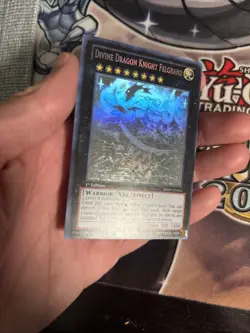 (Mc) YuGiOh Divine Dragon Knight Felgrand (Ghost Rare) SHSP-EN056 1st Ed VLP - Image 3