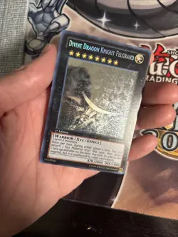 (Mc) YuGiOh Divine Dragon Knight Felgrand (Ghost Rare) SHSP-EN056 1st Ed VLP - Image 4
