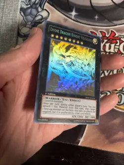 (Mc) YuGiOh Divine Dragon Knight Felgrand (Ghost Rare) SHSP-EN056 1st Ed VLP - Image 5