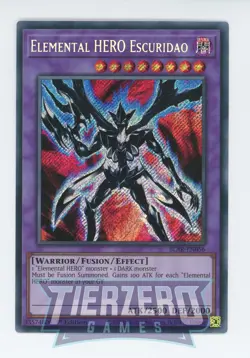 Yugioh Elemental HERO Escuridao BLAR-EN056 Secret Rare 1st Edition NM/LP - Image 1
