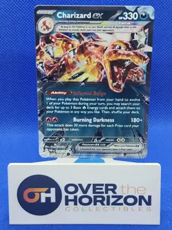 Pokemon TCG Charizard Ex 054/091 Paldean Fates ?? S&V NM Pokemon Card - Image 1
