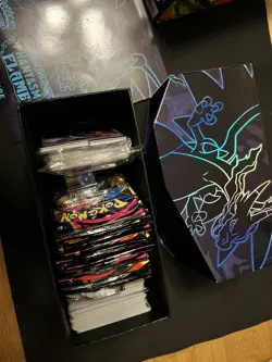 Pokemon Phantasmal Flames ETB - NM sealed Charcadet promo included + 250+ cards - Image 2