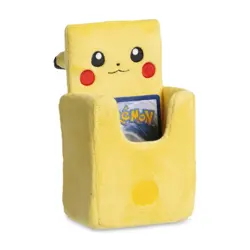 Pikachu Plush Deck Box Pokemon Trading Card Game TCG Scarlet Violet Nintendo New - Image 3
