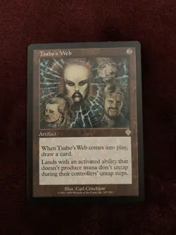 Tsabo's Web Invasion Regular Nm Magic The Gathering MTG Card Rare - Image 1