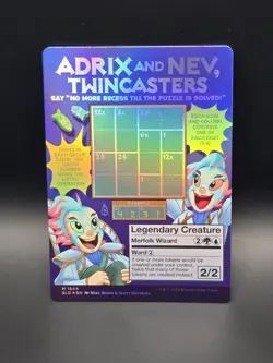 MTG, Adrix and Nev Twincasters RAINBOW FOIL, Secret Lair 1554, Mythic, NM - Image 2