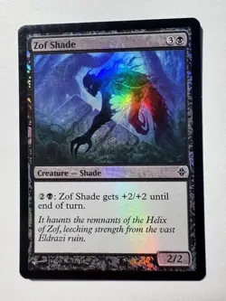 Magic the Gathering MTG Zof Shade (132) Rise of the Eldrazi LP FOIL - Image 1
