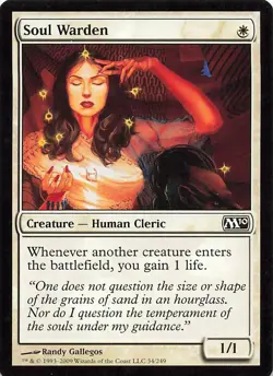 Magic: The Gathering Magic 10 Soul Warden #34/249 - Image 1