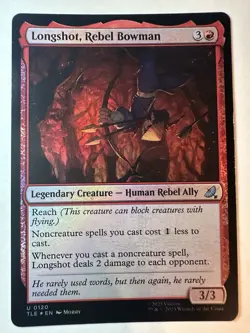 MTG Avatar: The Last Airbender Eternal Longshot, Rebel Bowman Foil NM - Image 1